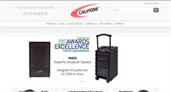 Desktop Screenshot of califone.com